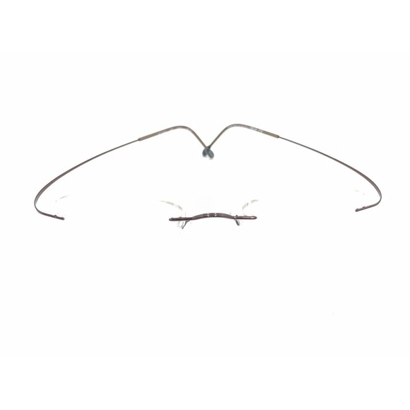Silhouette M7395 /40 6062 Titanium Brown Rimless Eyeglasses Frames 19 140 - Picture 2 of 13
